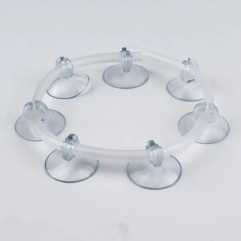 5pcs Aquarium Sucker Suction Cup For 4mm Air Line Pipe Tube Wire Holder Used Sucker For Glass Surface Fish Supplies