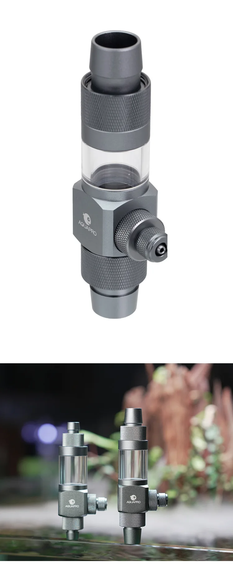 AQUAPRO External CO2 Atomizer Sprayer Aquarium Fishing Tank Diffuser Filter Bucket Accessories Equipment Akvarium Terrarium