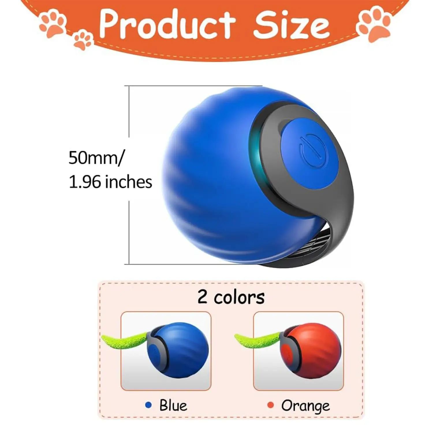 Speedy Tail 3.0 Cat Toys, 2025 Upgraded Speedy Tail Interactive Cat Toys for Indoor Cats, Automatic Cat Toy Cat Ball Toy