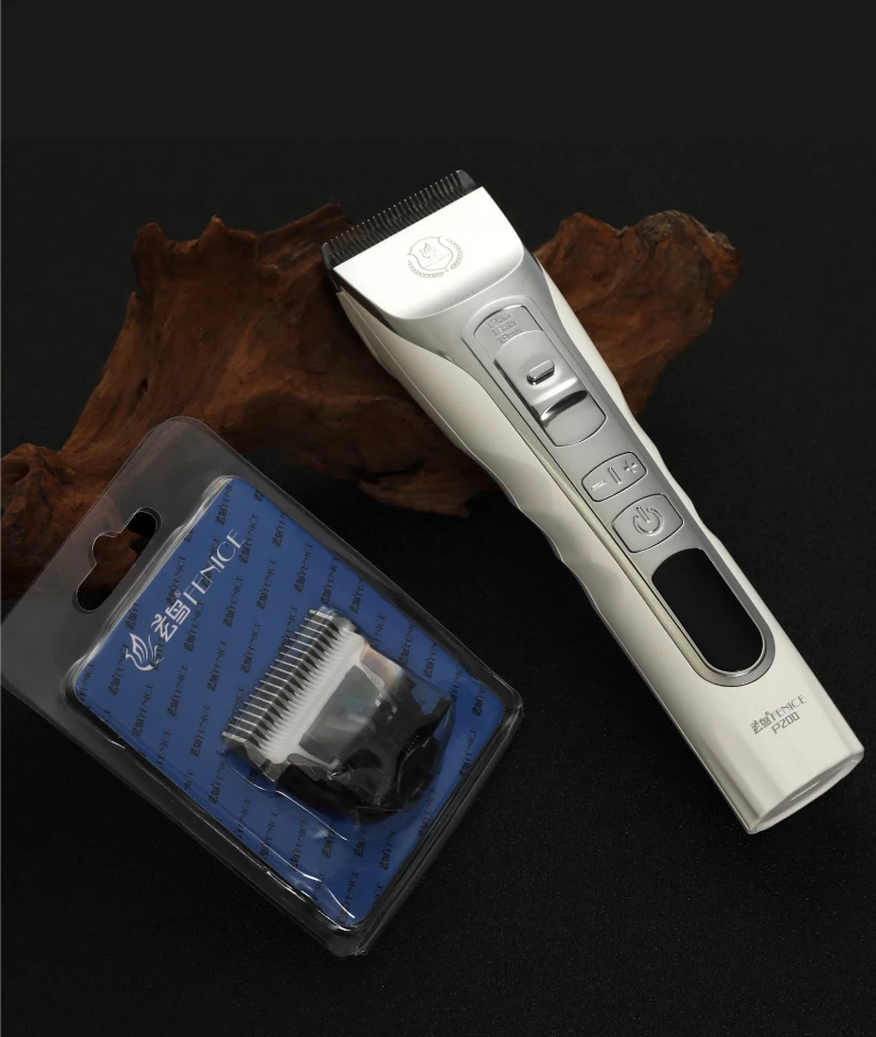 Fenice Dog Hair Cutting Machine Clippers Grooming Pet Animals Haircut Trimmer Shaver Set Pets Cordless Rechargeable Professional