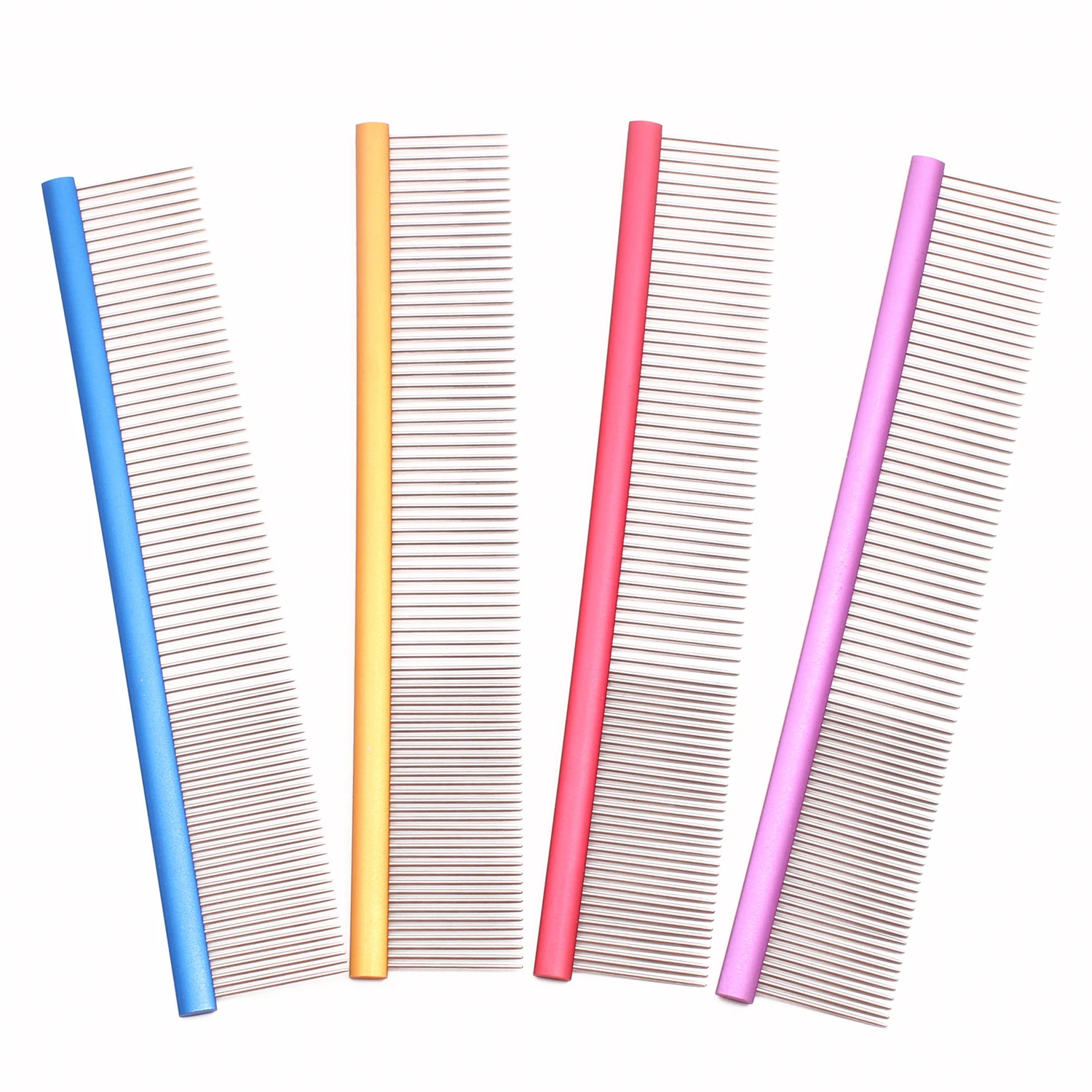 Pet Grooming Combs Aluminum Alloy Brush For Dogs Boundary Knot Massage Tools Professional Salon Cat Hair Cleaning Crescent 7900#