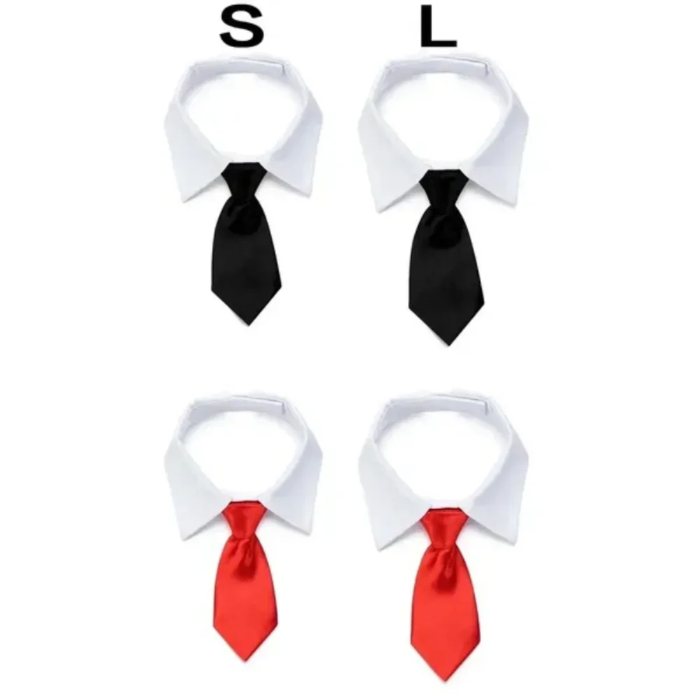 Pet Puppy Bow Tie Necktie - Adjustable Formal Dog Collar for Small Dogs and Cats, Puppy Grooming Costume Accessories