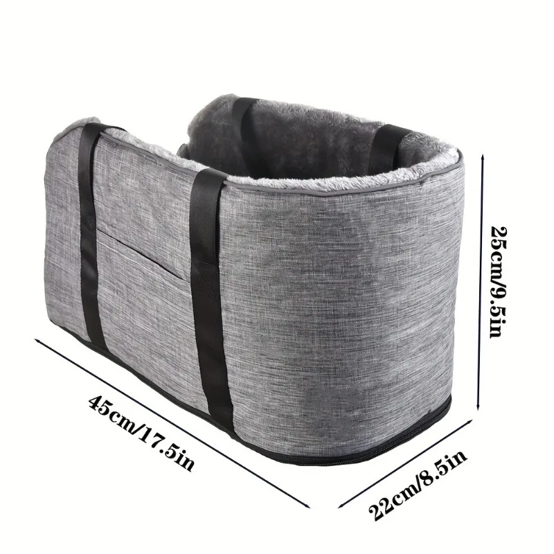 1pcs linen Fabric Pet Car Seat Mat Portable Cat Dog Bed for Cars Anti-Slip Durable Travel Accessories Pet carry supplies