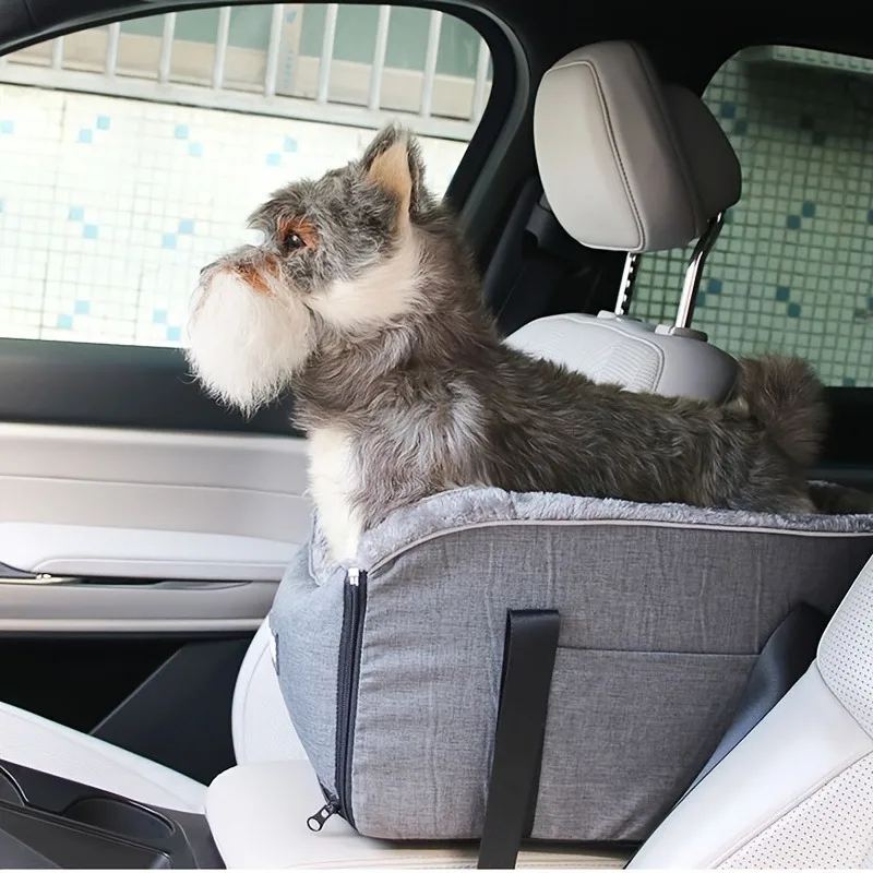 1pcs linen Fabric Pet Car Seat Mat Portable Cat Dog Bed for Cars Anti-Slip Durable Travel Accessories Pet carry supplies