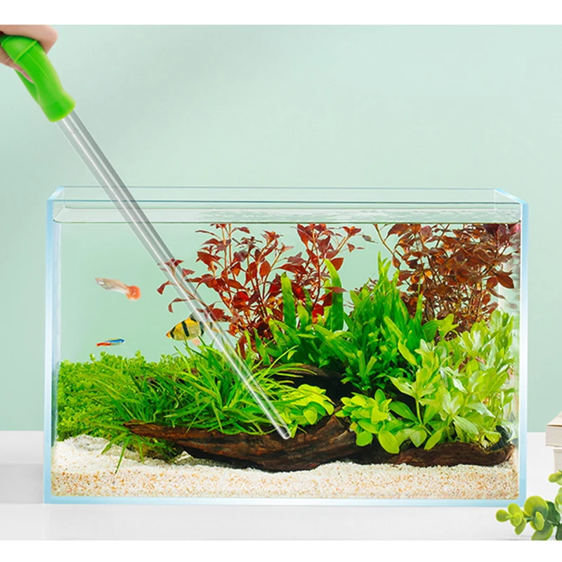 Aquarium Siphon Lengthen Pipettes Fish Tank Vacuum Cleaner Simple Cleaning Tool for Aquarium Water Changer 29cm 54cm 30ml 50ml