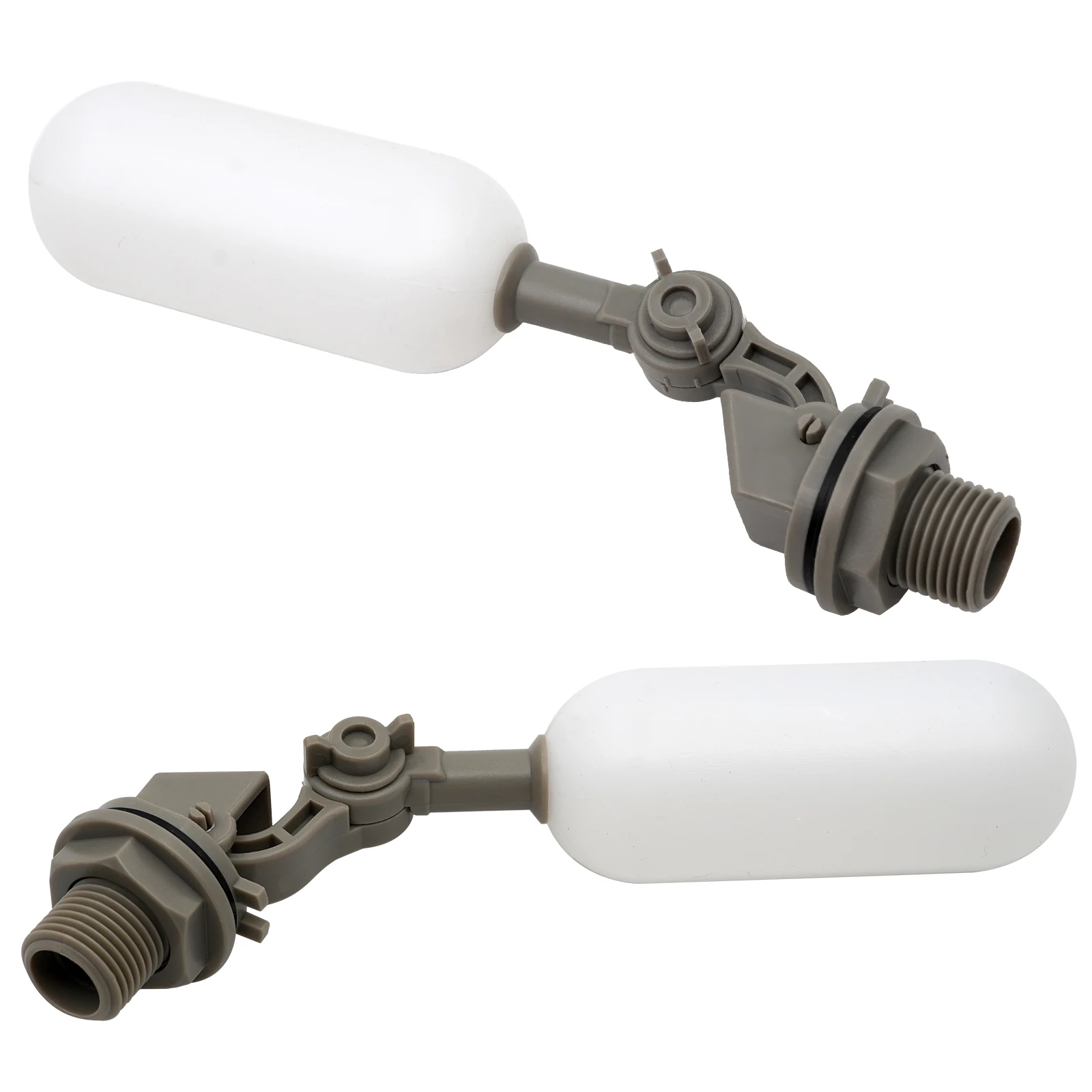 DN15 DN20 Adjustable 1/2" 3/4" Floating Auto Fill Valve Automatic Fill Tank Water Level Control Plastic Float Ball Valve