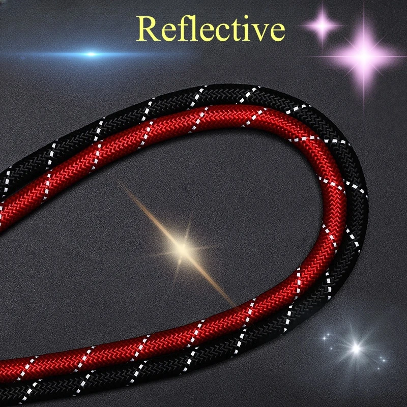 150cm/200cm/300cm Strong Dog Leash Prevent Dog Burst Forward Leash for Dogs Pet Accessories Pull Slip Shain Rope Walk Dog Leash