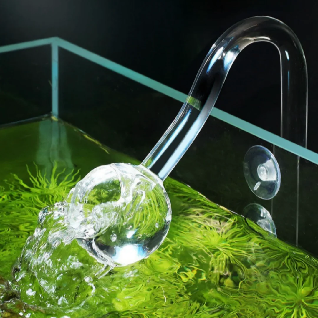 13mm/17mm High Borosilicate Glass Aquarium Inflow/Outflow Pipe - Fish Tank Filter Tube for Freshwater, Saltwater & Planted Tanks