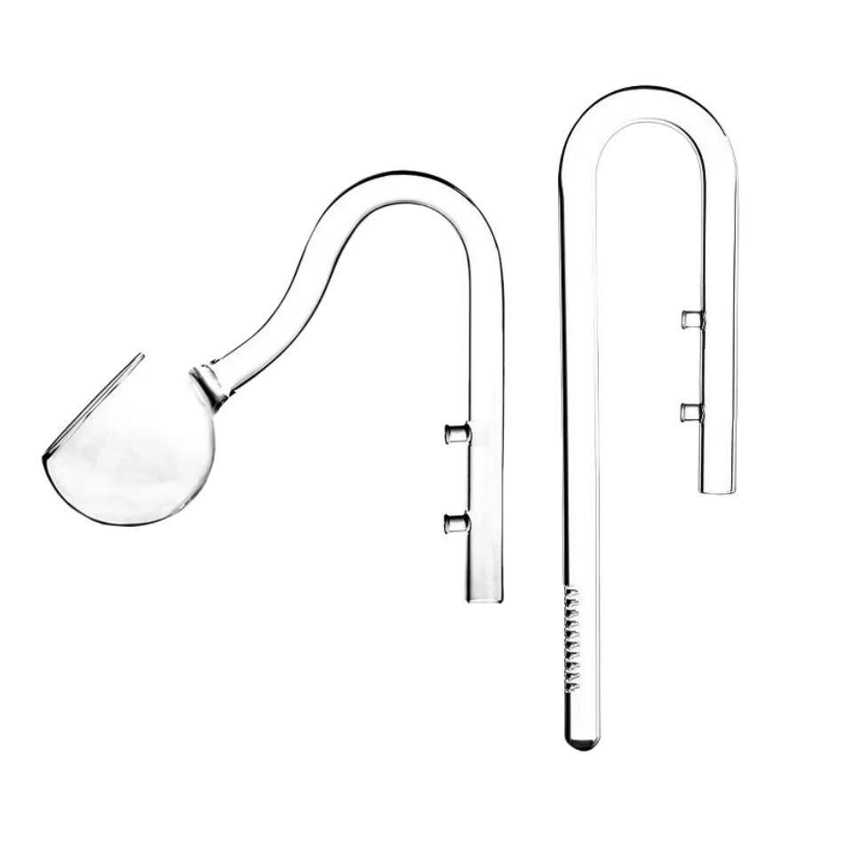 13mm/17mm High Borosilicate Glass Aquarium Inflow/Outflow Pipe - Fish Tank Filter Tube for Freshwater, Saltwater & Planted Tanks