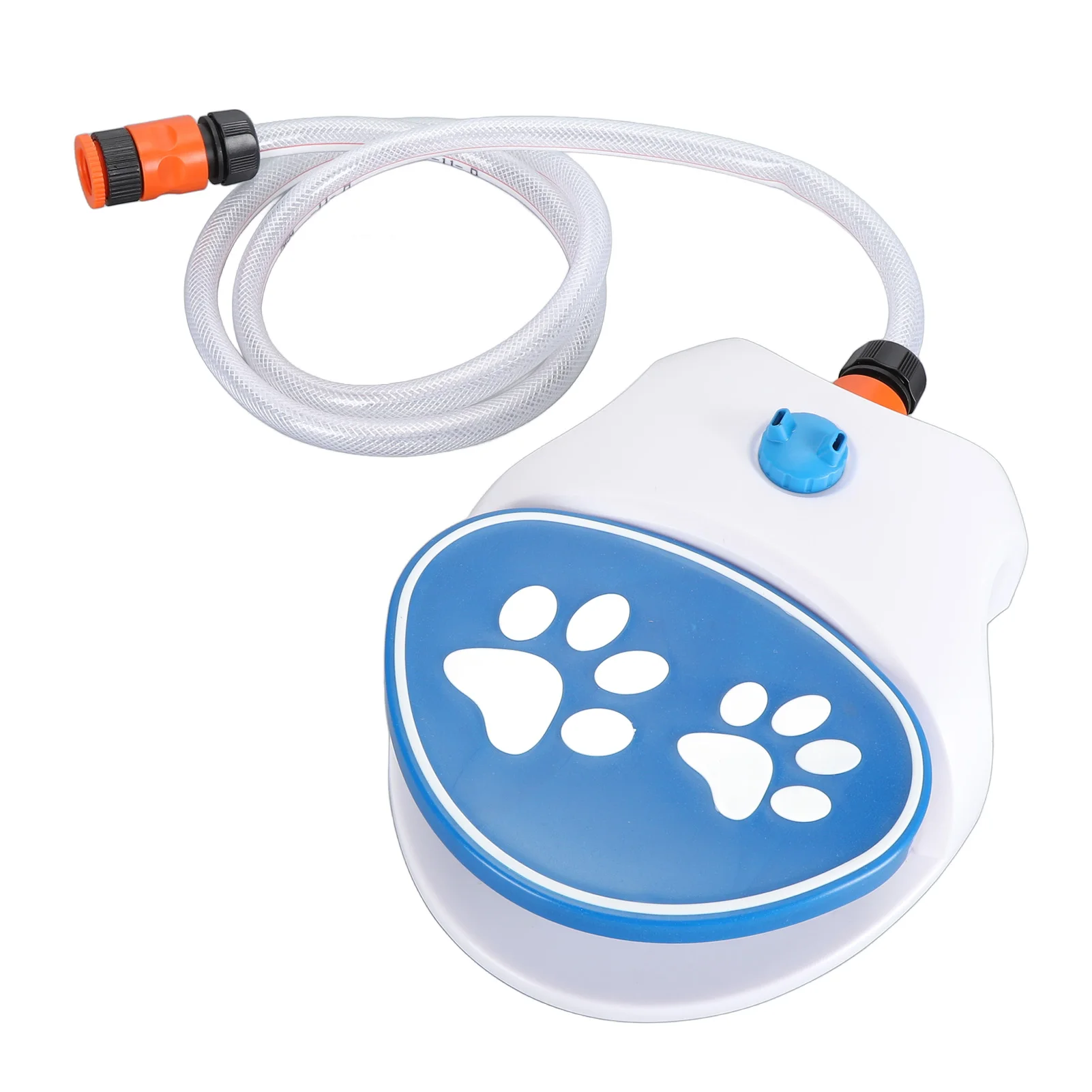 Outdoor Dog Water Dispenser Paw Activated Simple Use Easy Connection Step On Dog Water Fountain with Hose for Lawn for Pets