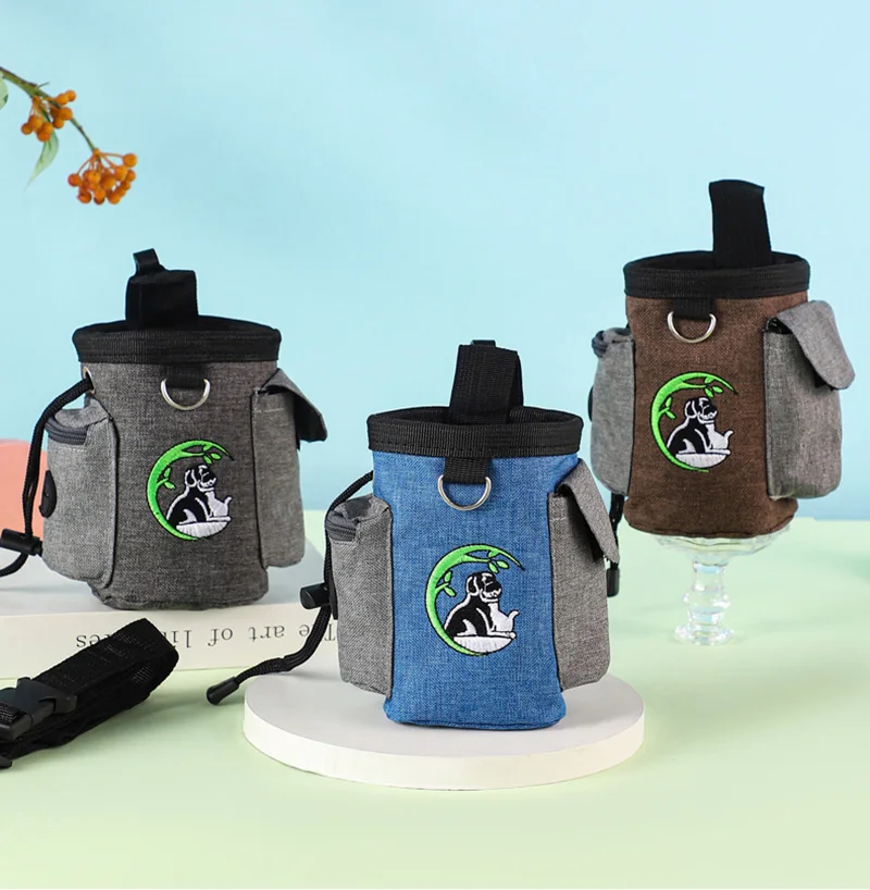 Portable Pet Training Waist Bag Puppy Training Treat Outdoor Puppy Reward Waist Bag Pet Snack Food Container Dog Accessories