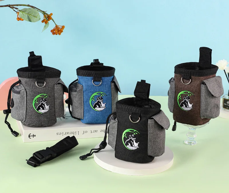 Portable Pet Training Waist Bag Puppy Training Treat Outdoor Puppy Reward Waist Bag Pet Snack Food Container Dog Accessories