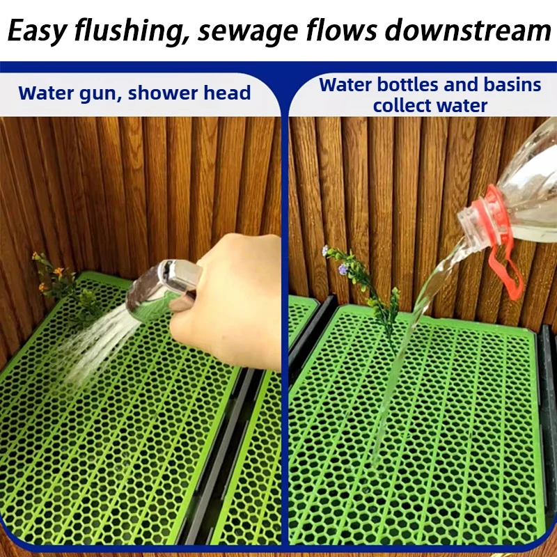 Flush Dog Toilet Direct Drainage System Dog Toilet Training Walls Pet Potty Indoor with Drain Pets Urinal Large Medium Supplies