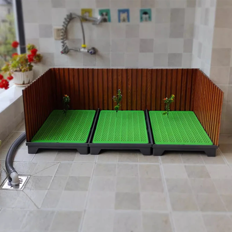 Flush Dog Toilet Direct Drainage System Dog Toilet Training Walls Pet Potty Indoor with Drain Pets Urinal Large Medium Supplies