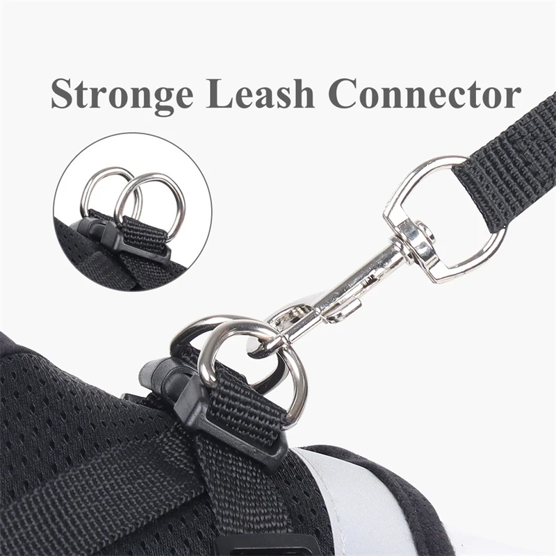 Adjustable Pet Dog Cat Harness and Leash Set Harness for Dogs Cats Vest Harness Puppy Dog Kitten Lead Cat Collar Pet Accessories