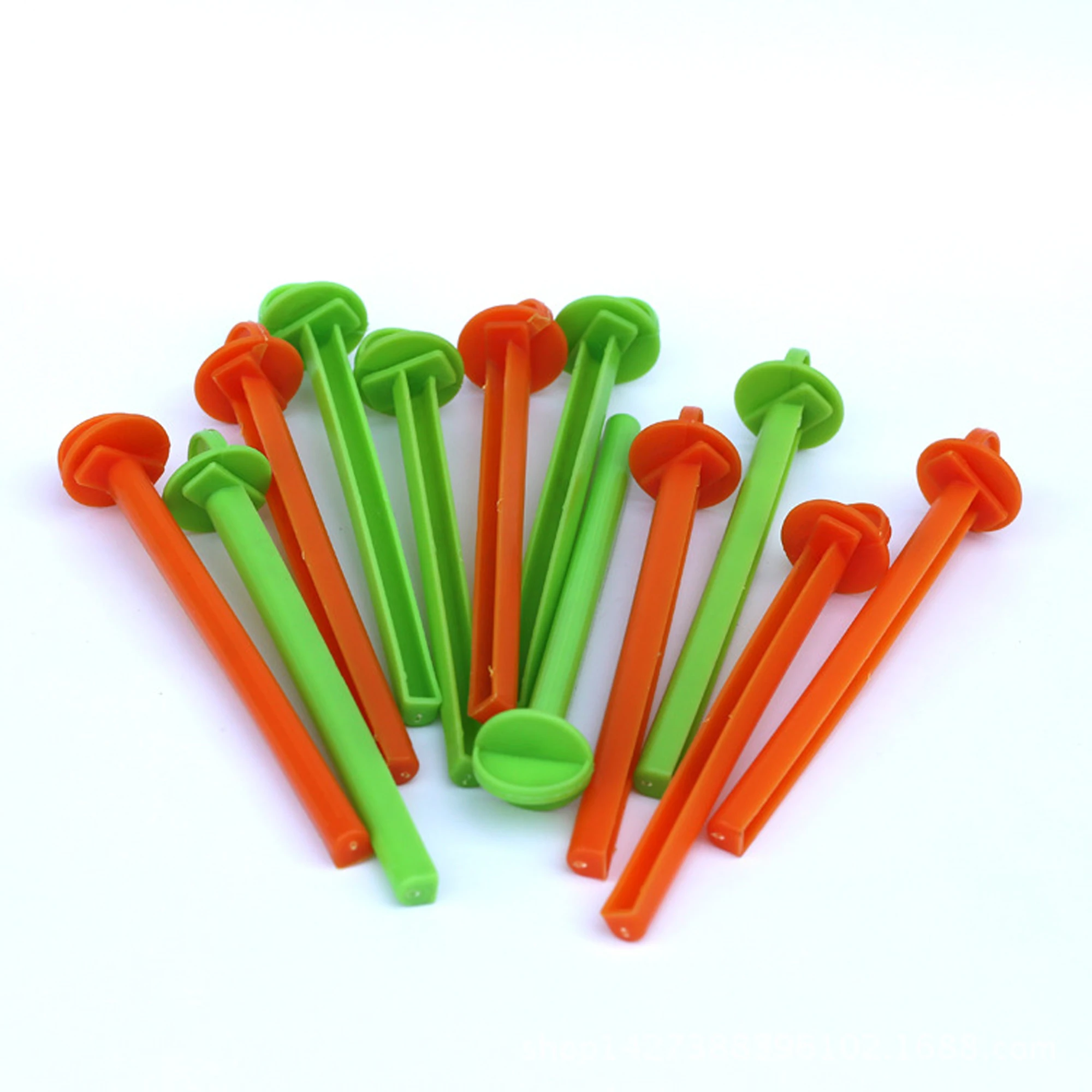 10 Pcs Bird Standing Stick Perch Parakeet Cage Accessories Biting Sticks Parrot Plastic Bird Perch Toy Random Color