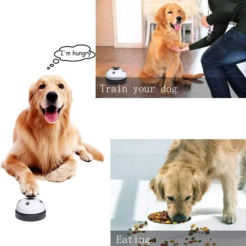 Smart Dog Training Bell Teach Dog To Ring for Food Interactive Toy Non Toxic Lightweight Easy Press Vibrant Color Pet Feeder