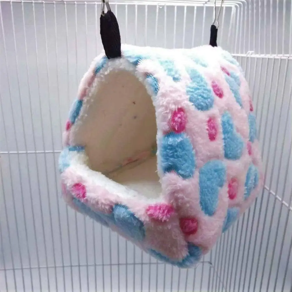 Warm Hamster House Soft Beds And Houses Rodent Cage For Hamster Hedgehog Squirrel Rats Cotton Guinea Pig Accessories Animal