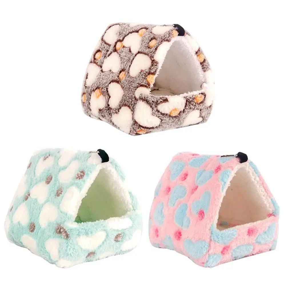 Warm Hamster House Soft Beds And Houses Rodent Cage For Hamster Hedgehog Squirrel Rats Cotton Guinea Pig Accessories Animal