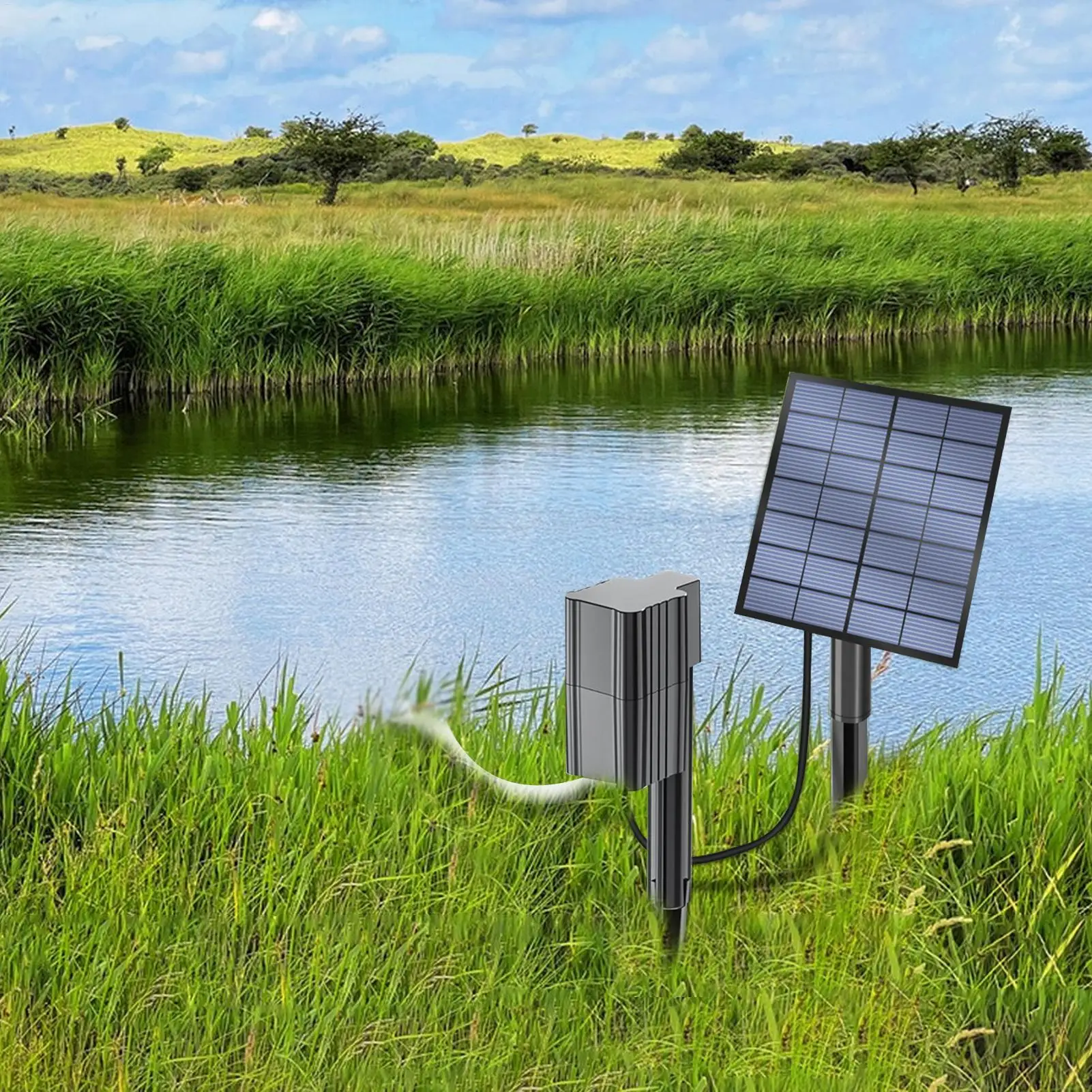 Solar Powered Pond Aerator Solar Pond Pump Aquarium Aerator Air Bubbler Aquarium Bubbler Pump Pond Aerator Solar Air Pump Fish