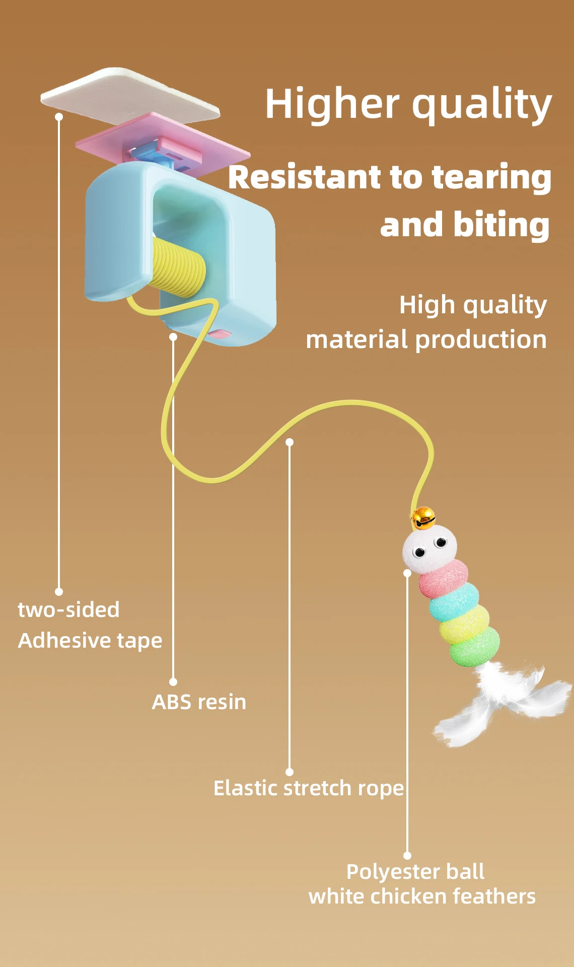 The New Type Of Cat Electric Smart Hanging Door Toy Is A Self-entertainment Entertaining And Cat-teasing Wonder