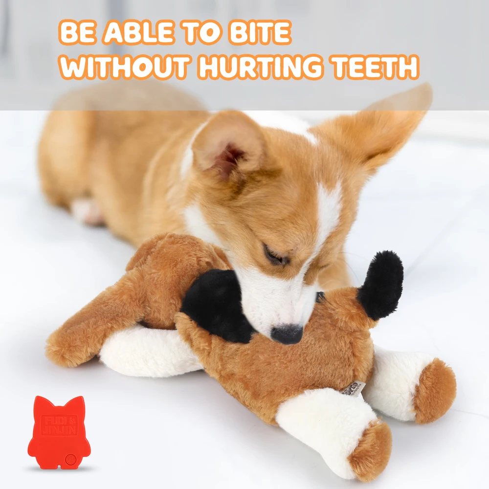 Puppy Toys with Heartbeat Dog Toys, Pet Separation Stress Soft Plush Relief and Calming Sleep Partner Behavior Aid Toys
