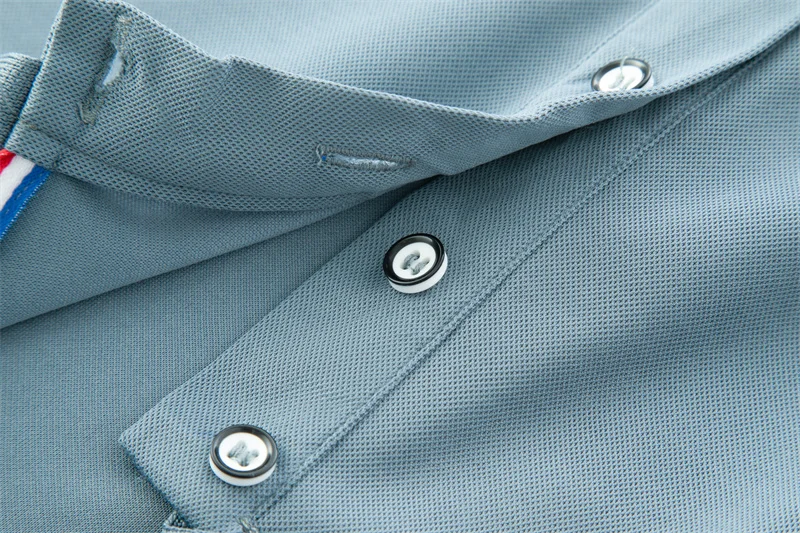 Men's Casual Solid Color Short Sleeve Polo Shirt 2025 Summer Fashionable Comfortable Versatile Top for Men