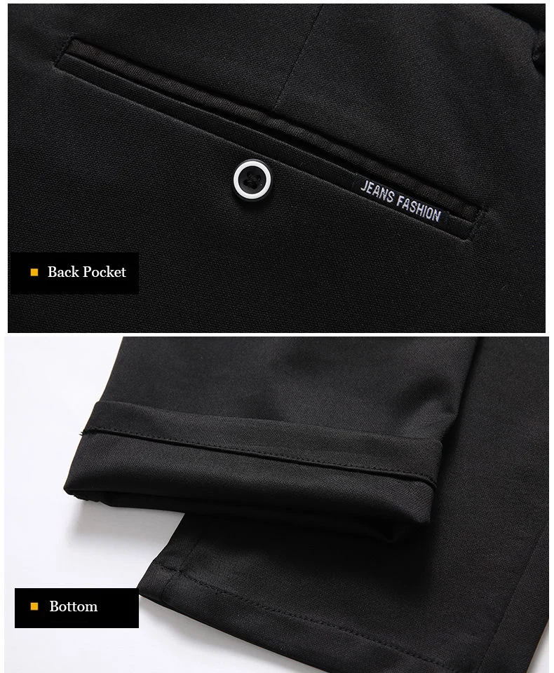 Spring Autumn Mens Business Suit Pants Male Summer Thin Formal Solid Long Dress Straight Baggy Office Trousers Drop Shipping