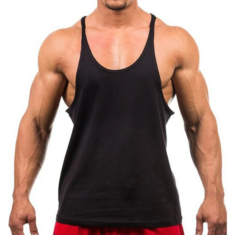 2025 New Bodybuilding Brand Jogger Gym Singlet Training Bodybuilding Tank Top Vest Shirt Sleeveless Fitness Cotton Shirt For Men