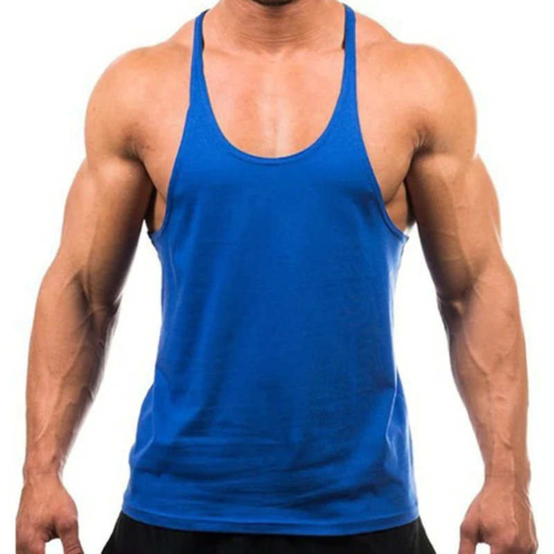 2025 New Bodybuilding Brand Jogger Gym Singlet Training Bodybuilding Tank Top Vest Shirt Sleeveless Fitness Cotton Shirt For Men