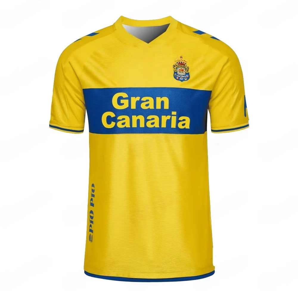 Spain 2026-27 Jersey New Arrival: Las Palmas-Style Soccer T-Shirt Fan Gift Adult Kids Special KIT Tee Family Matching Y2k