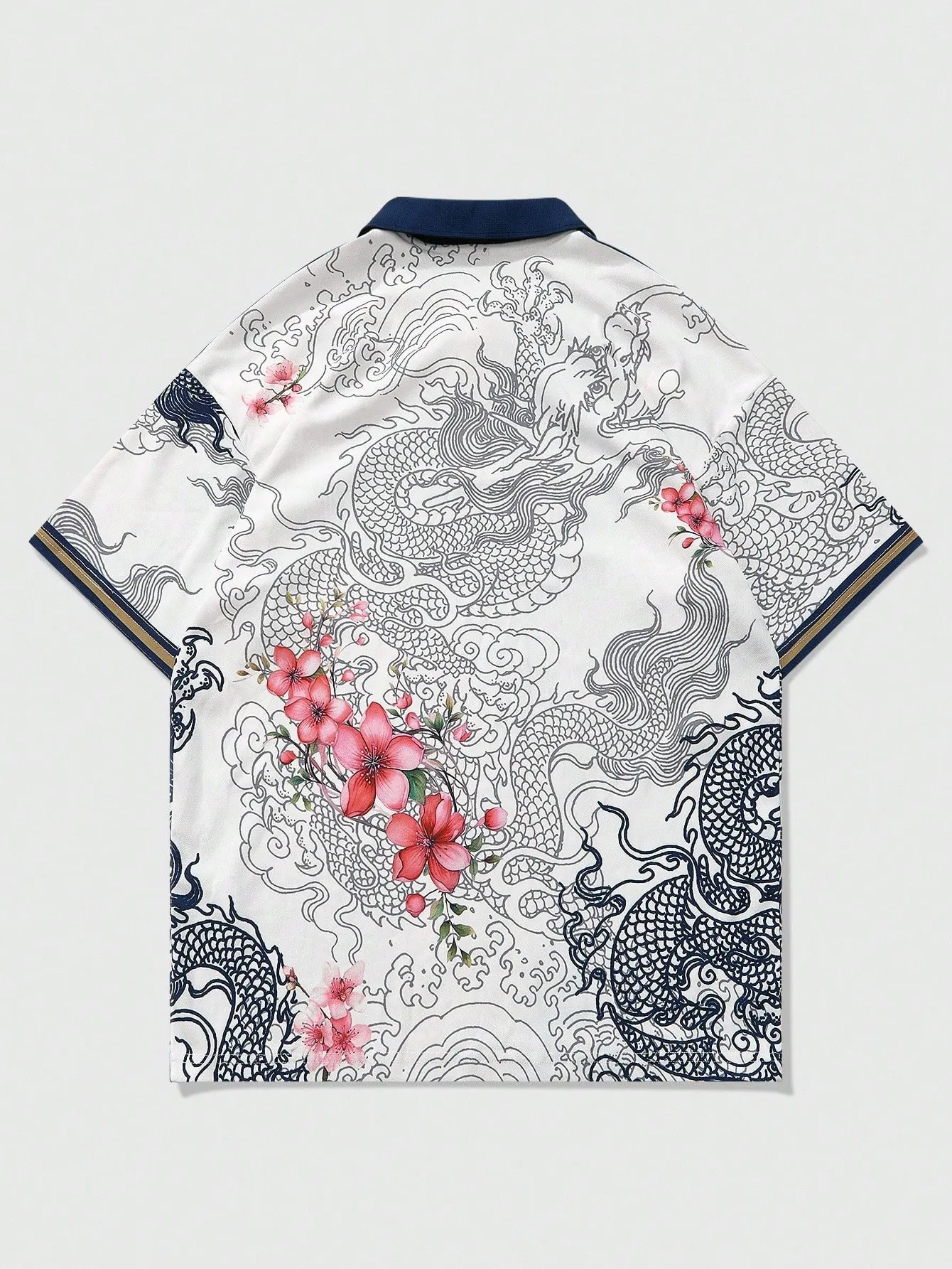 The 2025 Summer New Men's Short-Sleeved POLO Shirt Features a Casual Fashionable and Breathable 3D Pattern Print