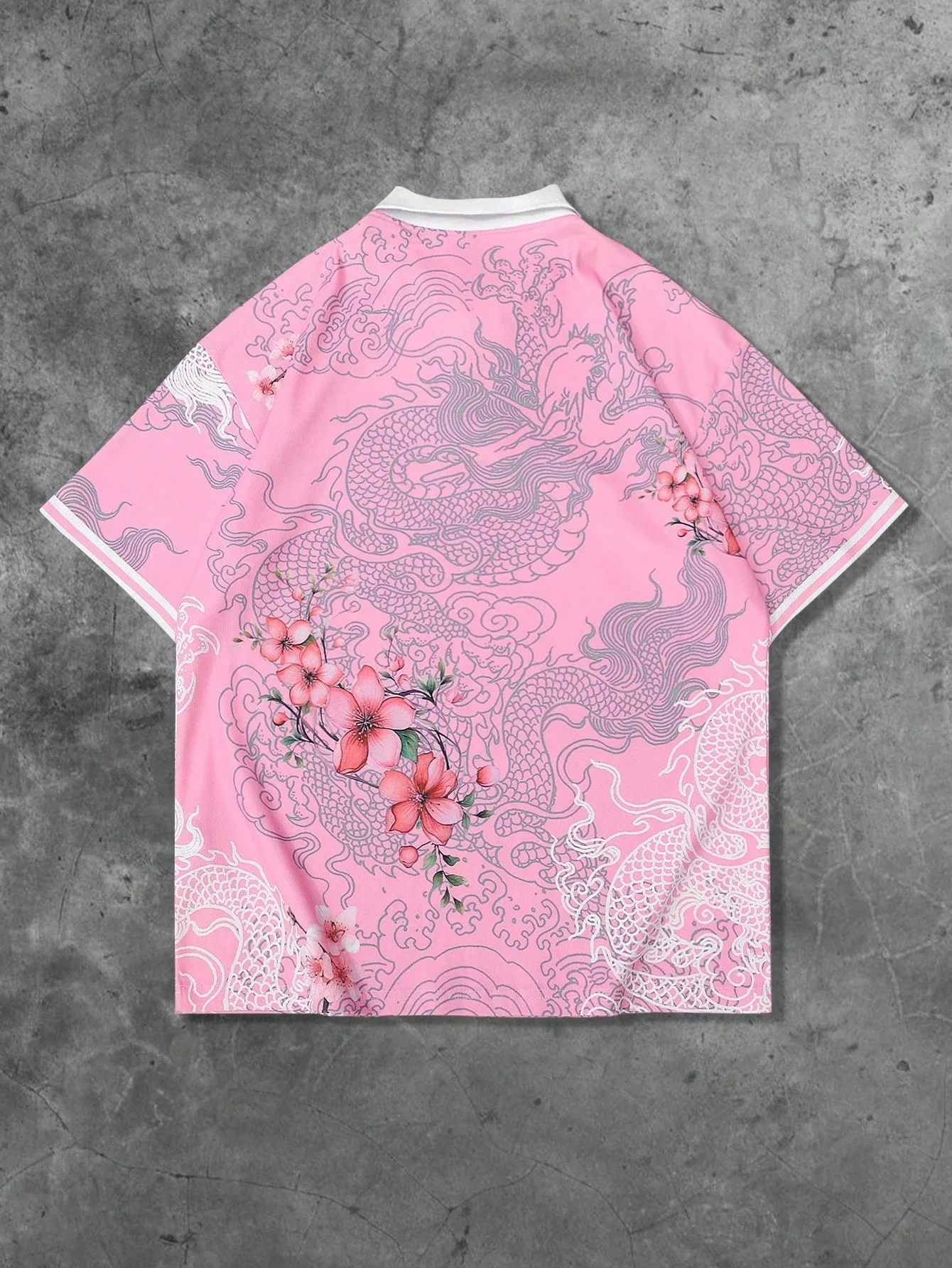 The 2025 Summer New Men's Short-Sleeved POLO Shirt Features a Casual Fashionable and Breathable 3D Pattern Print