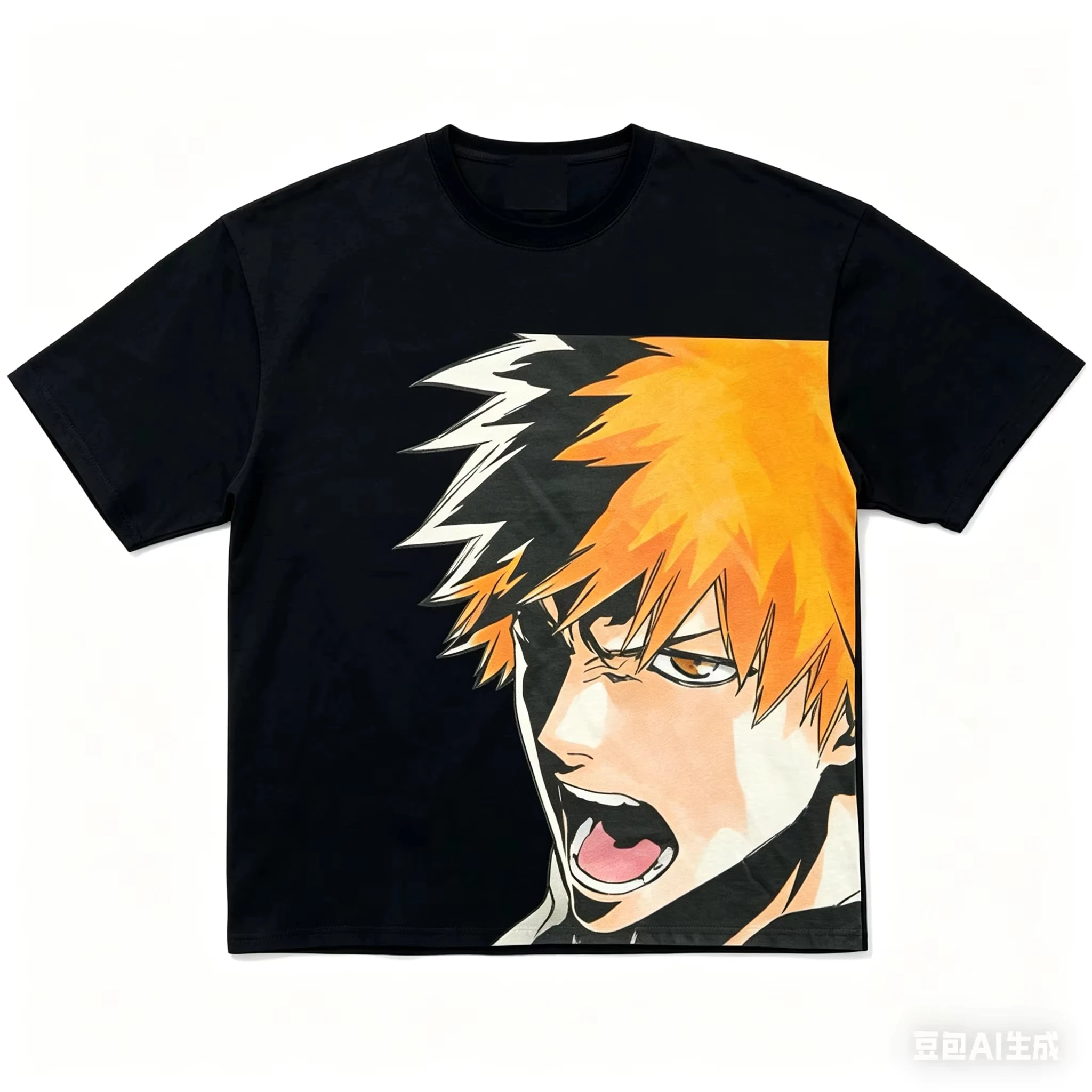 2026 Summer BLEACH Ichigo Kurosaki Anime T-shirt Men Women Vintage Oversized Streetwear Harajuku Casual Cotton Tee