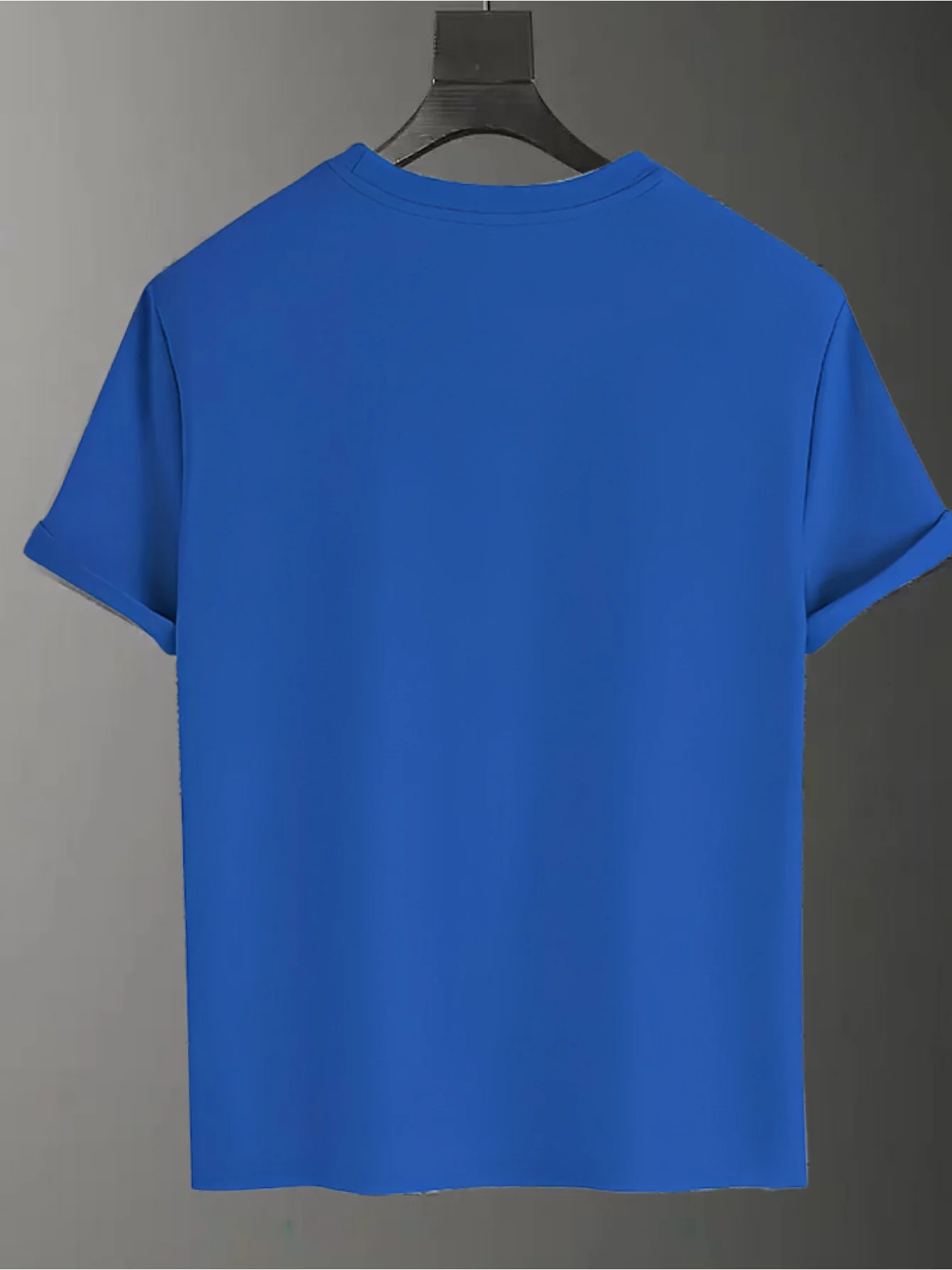 Men's Summer 100% Pure Cotton Casual Fashionable Loose Geometric Animal Letter Pattern Casual Round Neck Short Sleeved T-Shirt