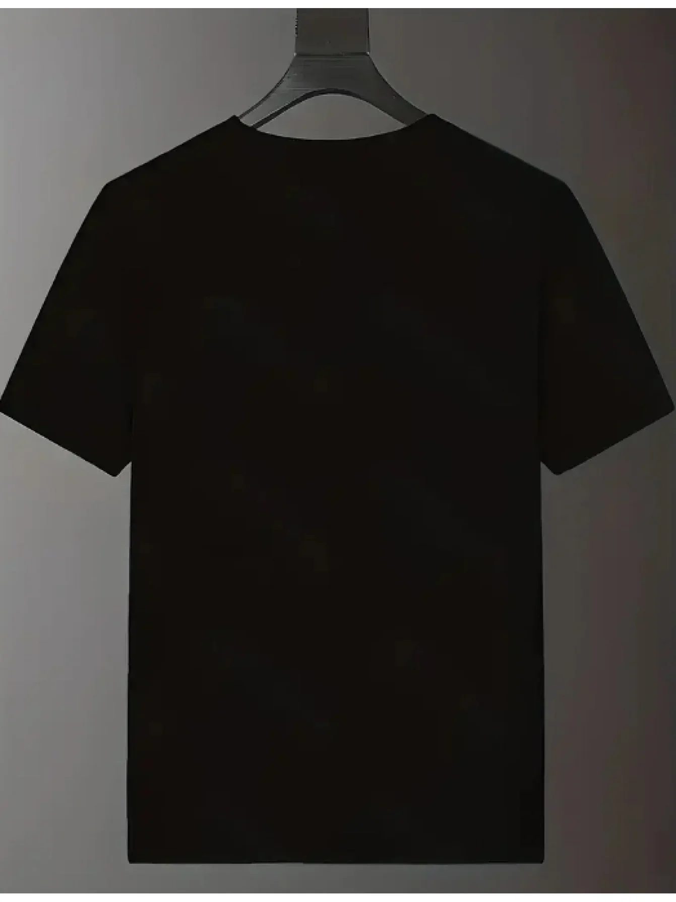 Men's Summer 100% Pure Cotton Casual Fashionable Loose Geometric Animal Letter Pattern Casual Round Neck Short Sleeved T-Shirt
