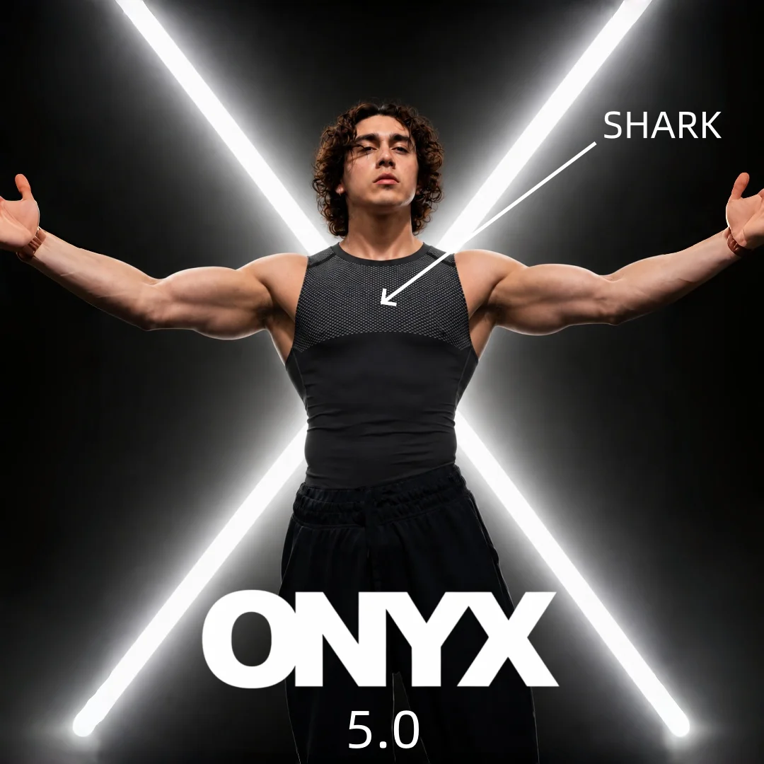 Men's ONYX 5.0 sports vest, elastic tight outdoor running shirt, available in multiple colors