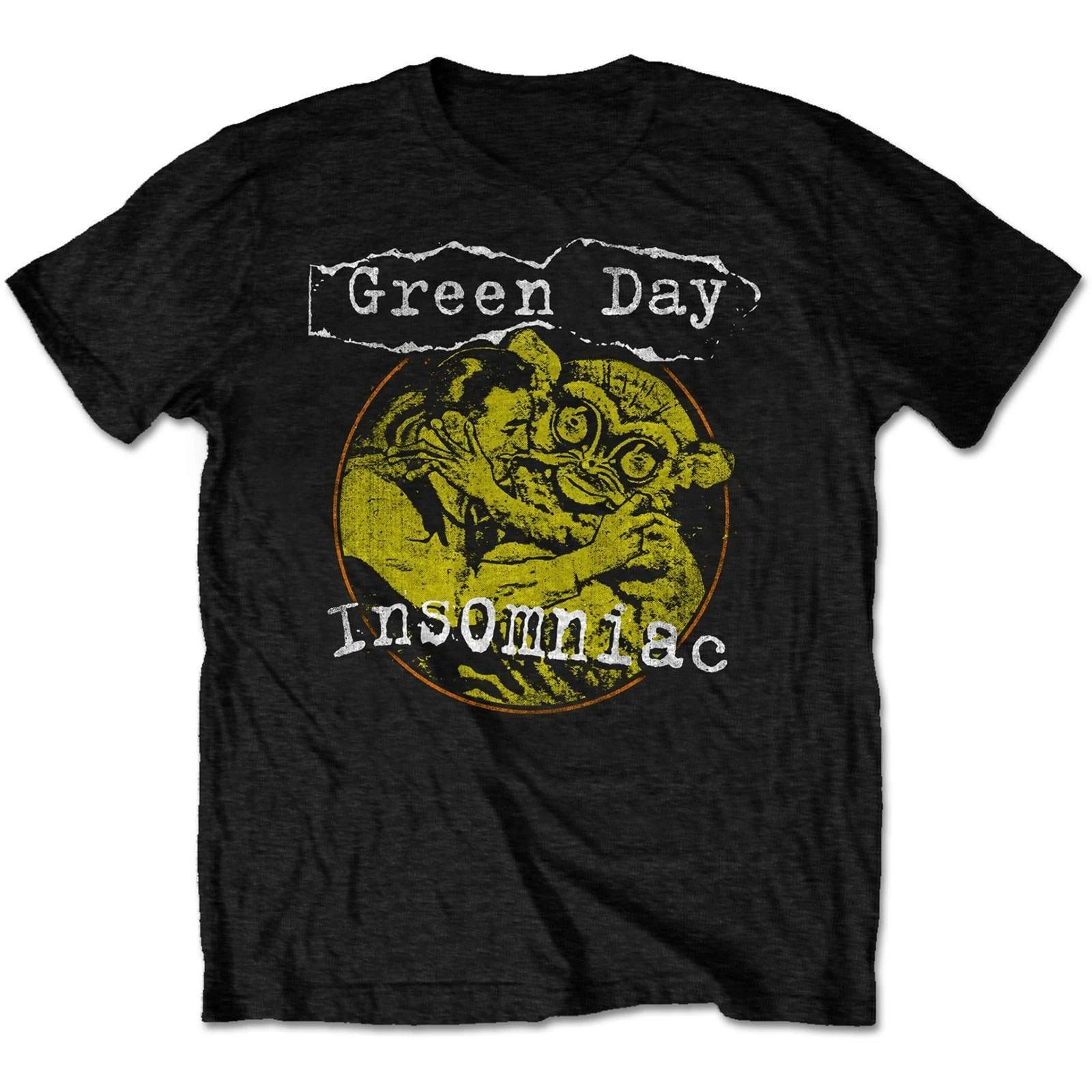 Green Day Dookie Full Album Art Print Cotton T-Shirt Pop Punk Band Unisex Short Sleeve Tee