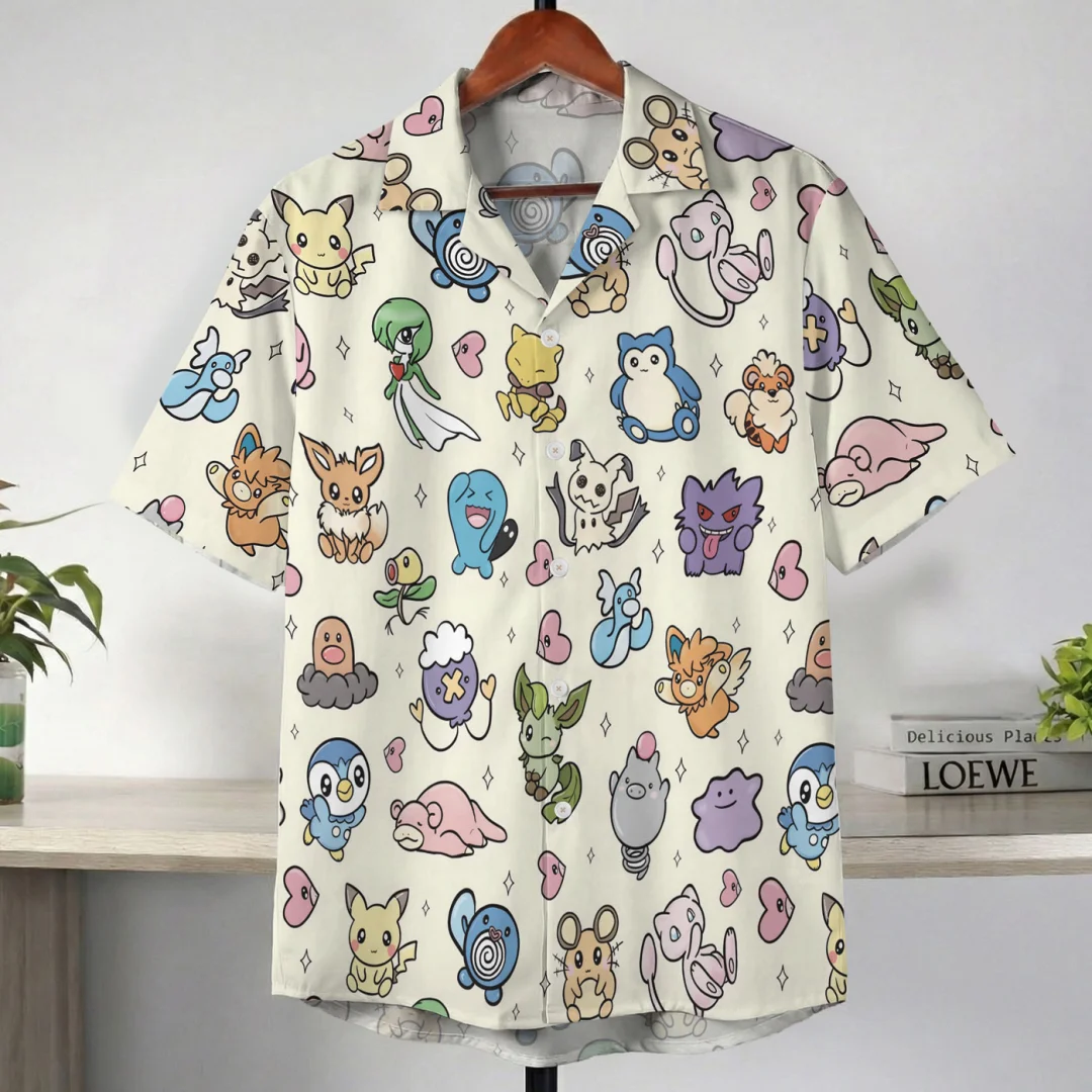 2026 Summer Hawaiian Shirt Casual Quick Drying Breathable Men's Print Design Loose Short Sleeved