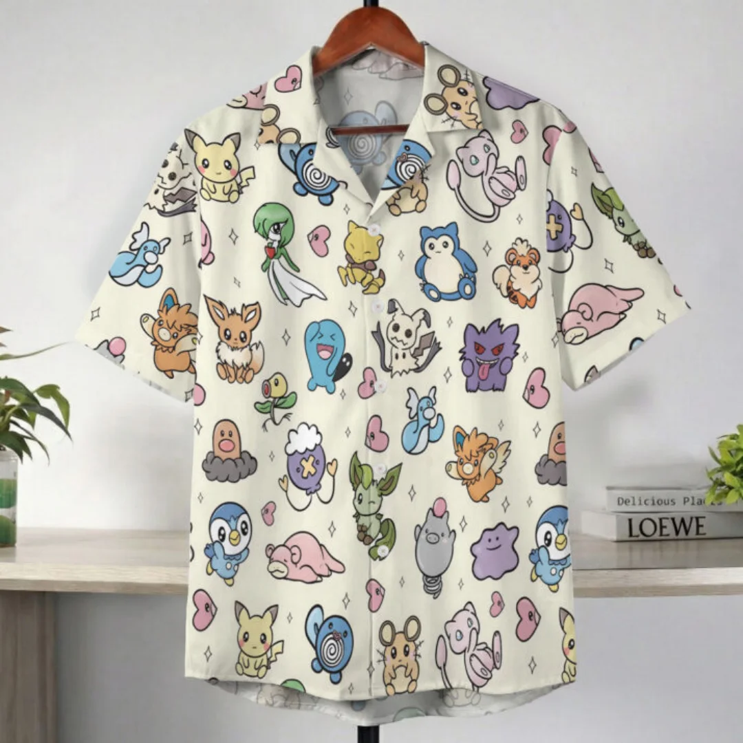 2026 Summer Hawaiian Shirt Casual Quick Drying Breathable Men's Print Design Loose Short Sleeved