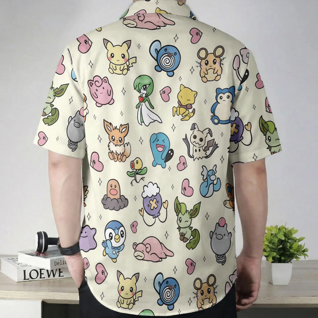 2026 Summer Hawaiian Shirt Casual Quick Drying Breathable Men's Print Design Loose Short Sleeved