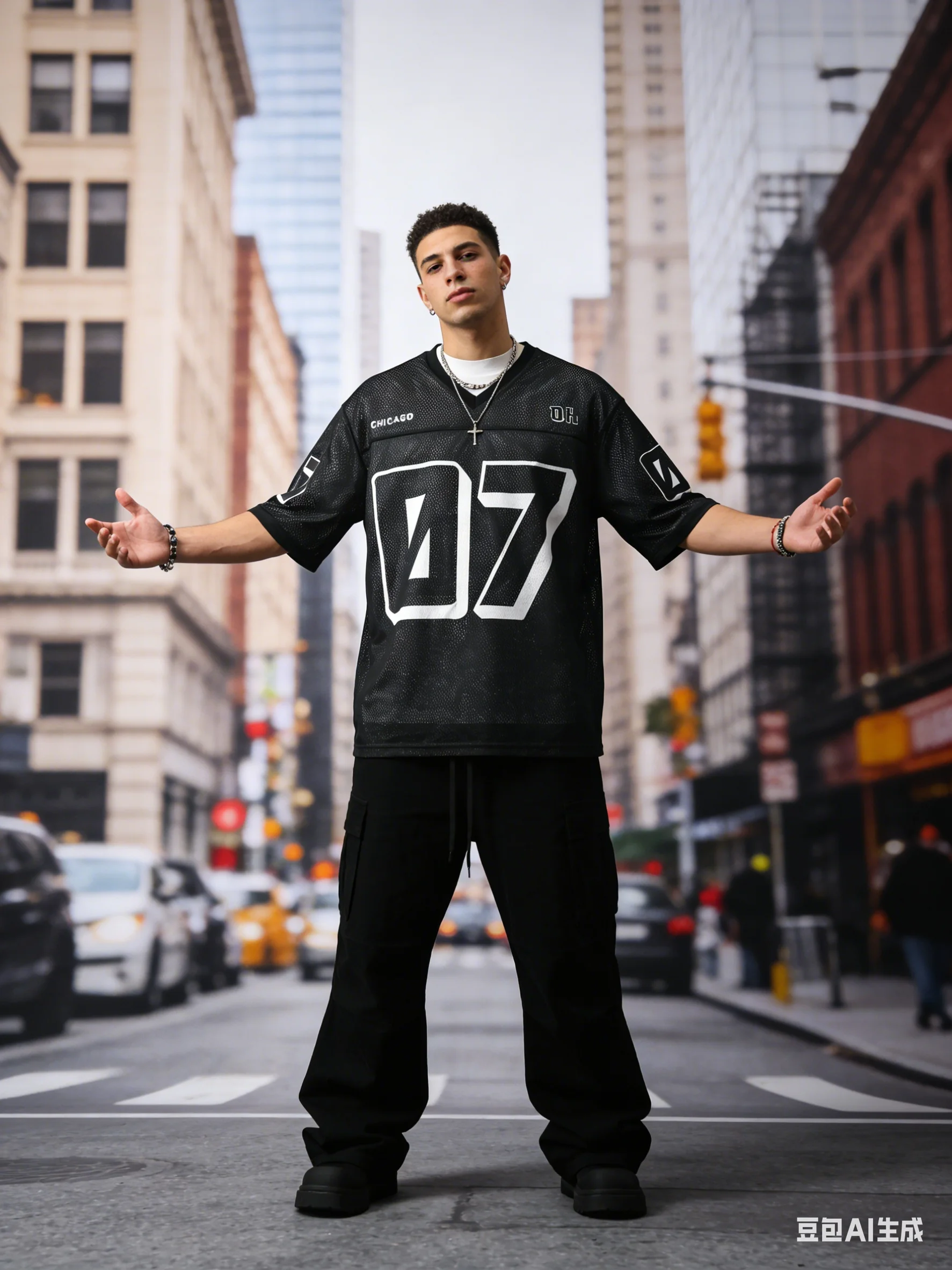 Men's Hip Hop 07 Printed Mesh Short Sleeve T-Shirt Black Jersey Number Jersey Baggy Jersey Sport Breathable Streetwear