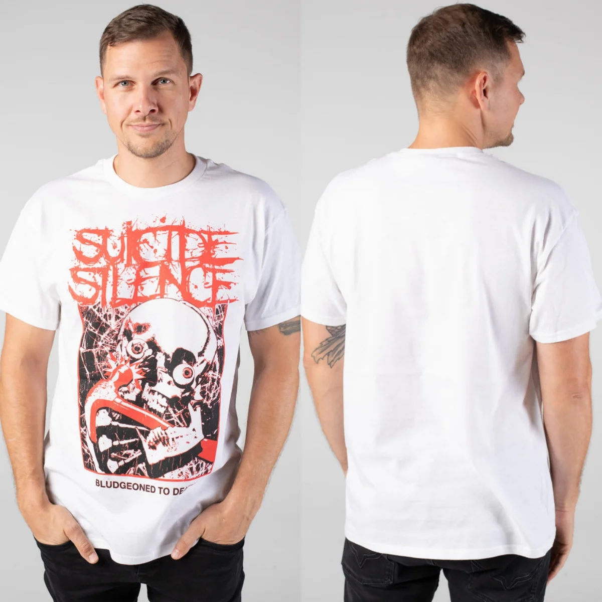 Fit Suicide Silence Graphic Cotton T-shirt Unisex Summer Short Sleeve Fashion Brand Tee Luxury Casual Vintage Tees