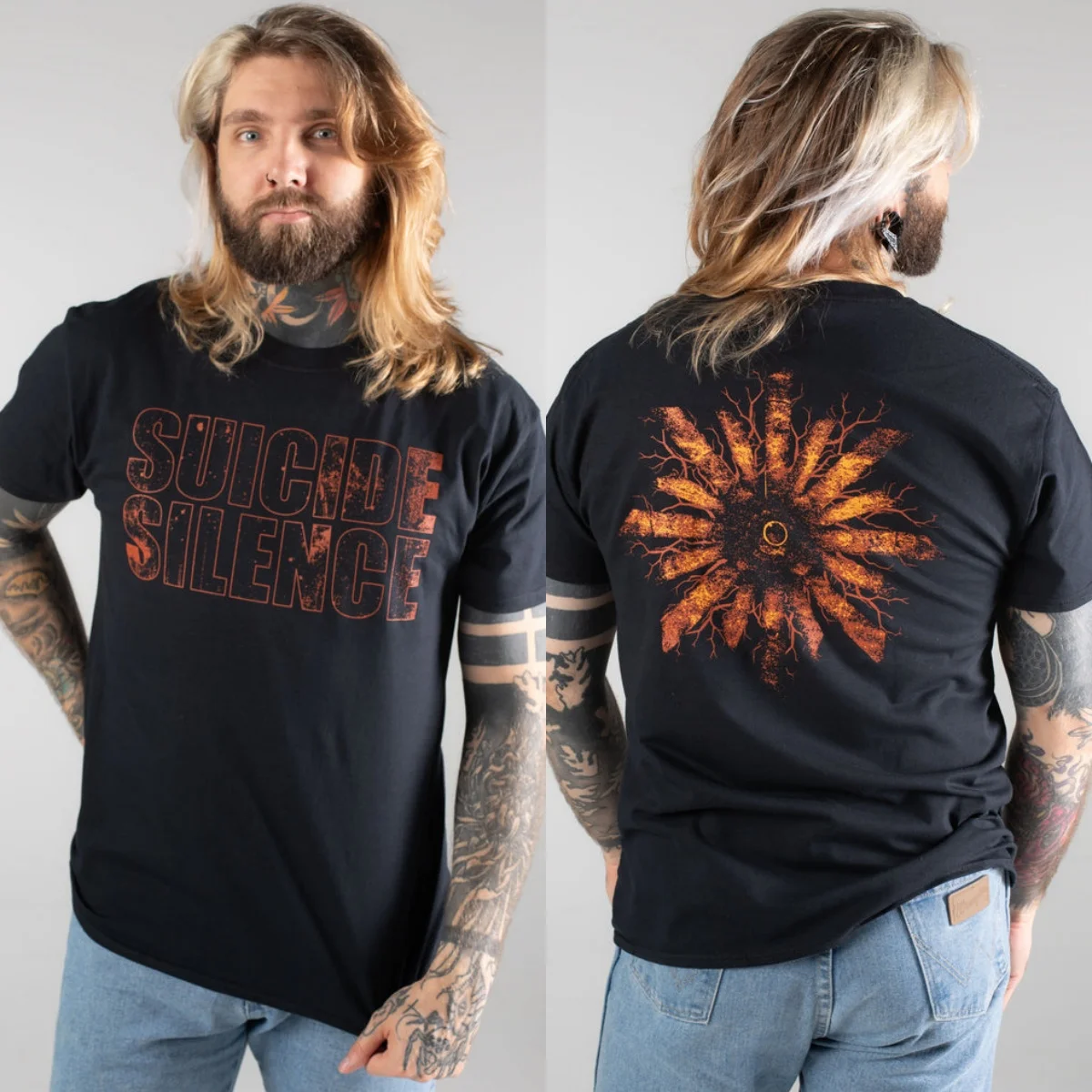 Fit Suicide Silence Graphic Cotton T-shirt Unisex Summer Short Sleeve Fashion Brand Tee Luxury Casual Vintage Tees
