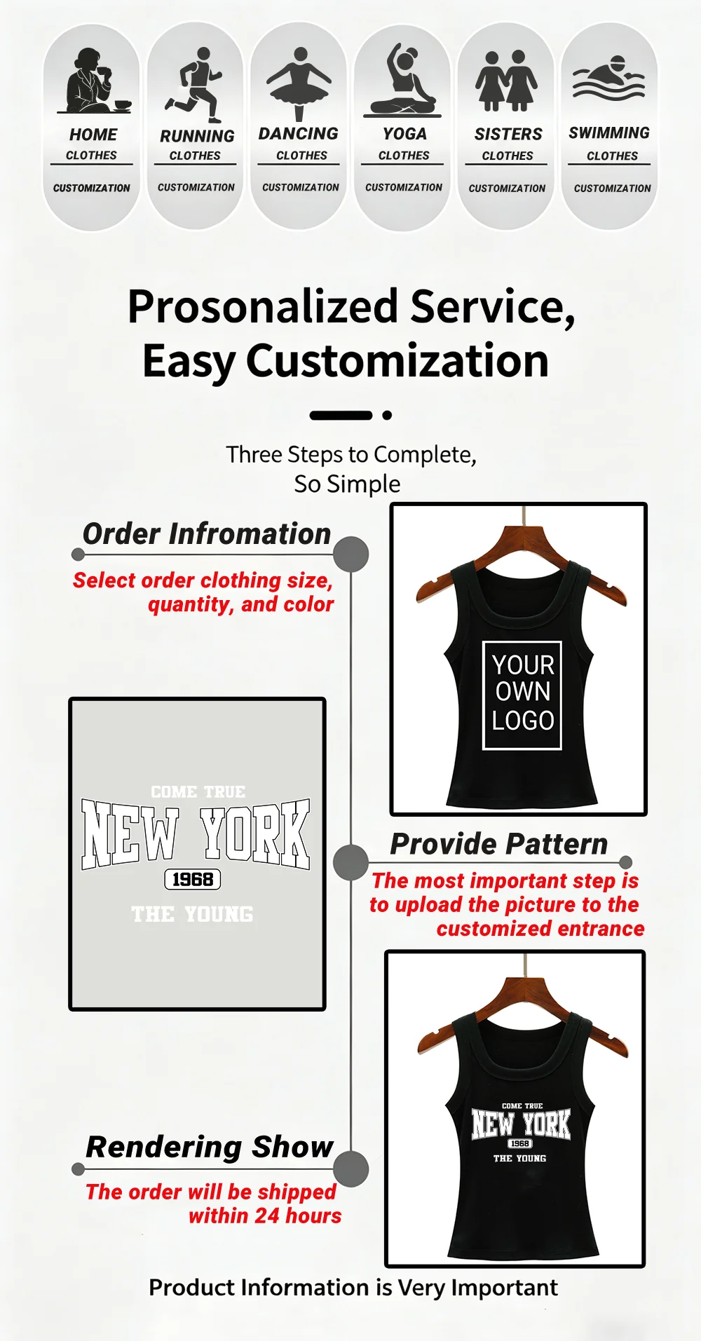 Personalized Custom Print Mens Sleeveless Thread Vest Sport Fitness Casual Tank Top Street Korean Fashion Clothes All-Match Tee