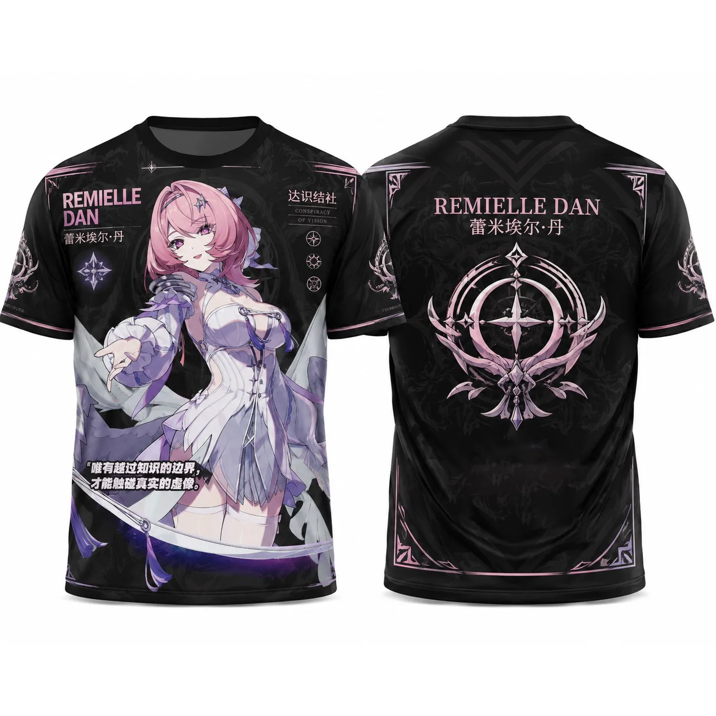 Zenless Zone Zero Character Dialyn,Ye Shunguang,Ellen Joe,Remielle Dan,Full Print Breathable Soft Mesh Jersey T-Shirt For Men
