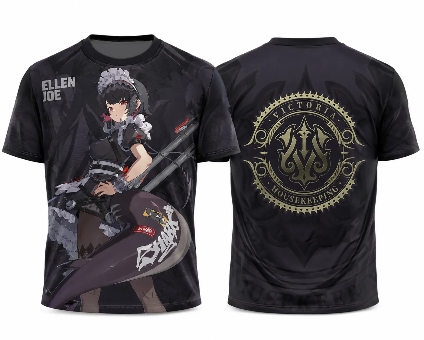 Zenless Zone Zero Character Dialyn,Ye Shunguang,Ellen Joe,Remielle Dan,Full Print Breathable Soft Mesh Jersey T-Shirt For Men