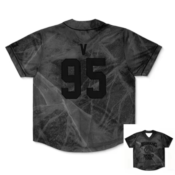 2026 BTS V 95# Unisex Jersey Tshirt, Kpop Arirang Tour Fans Merch, Fashion Breathable Shirt, Men Women Quick-drying Jersey