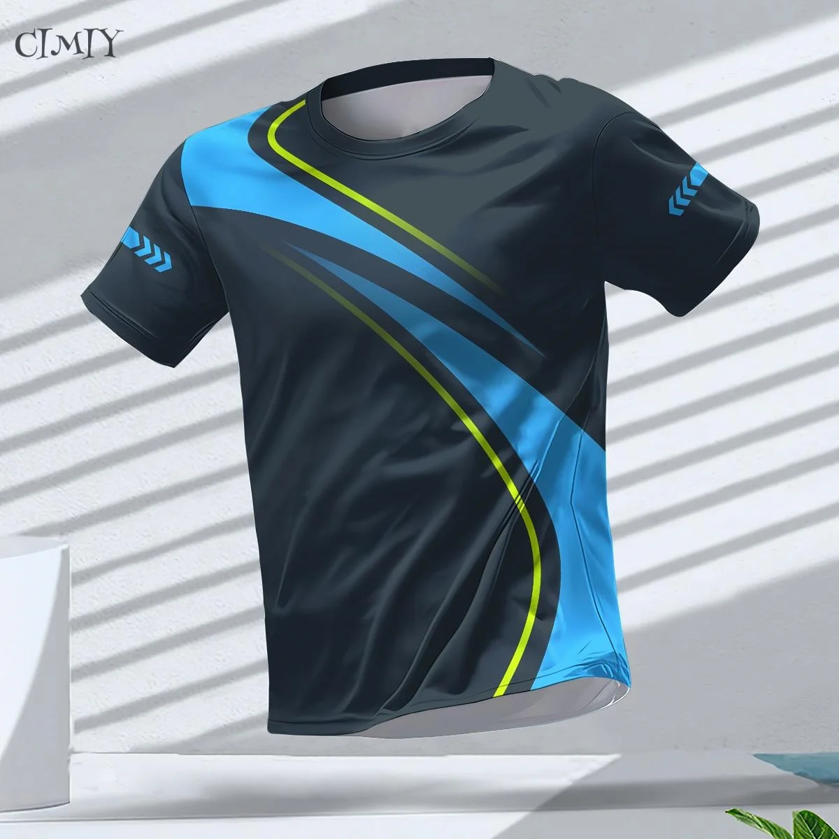 Men's Jersey 2025 Casual Fitness Men's Compression Shirt Outdoor Sports Shirt Dry Fit T-shirt Crew neck Breathable Short Sleeve