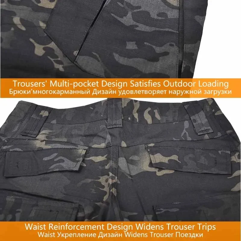 Green Tactical Suits Outdoor Uniform Men Clothing Training Suit Hunting Shirts Cargo Pants Paintball Mens Sets Wear Resistant